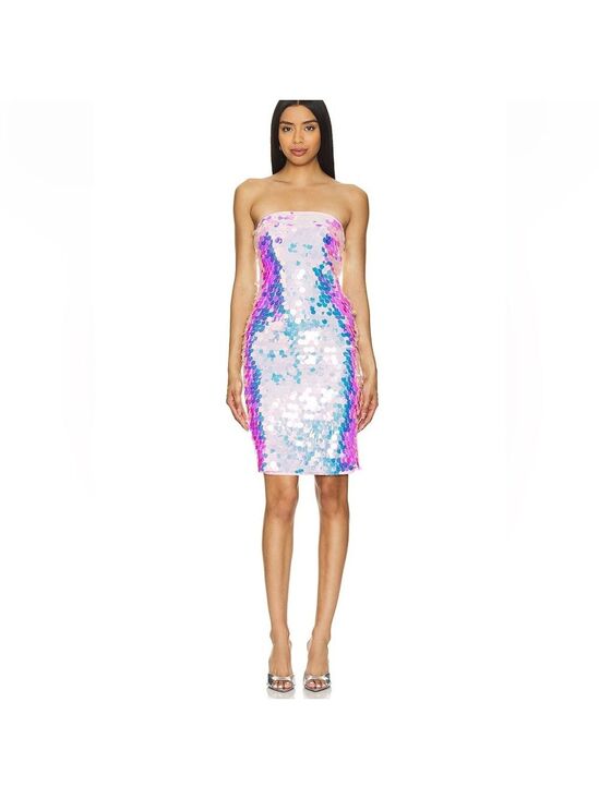 Susana Monaco Dresses & Skirts - Susana Monaco Iridescent Sequin Midi Dress Size XS NWT